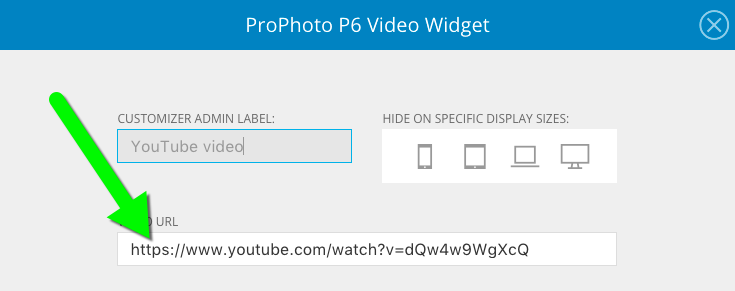 Background videos - ProPhoto Support